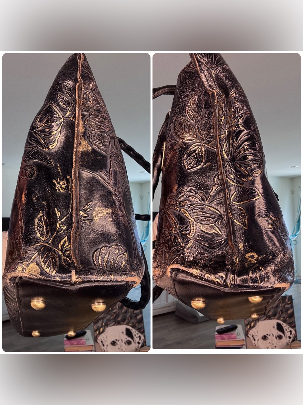 Patricia Nash Alexia metallic floral Tote Bag - Picture 17 of 17